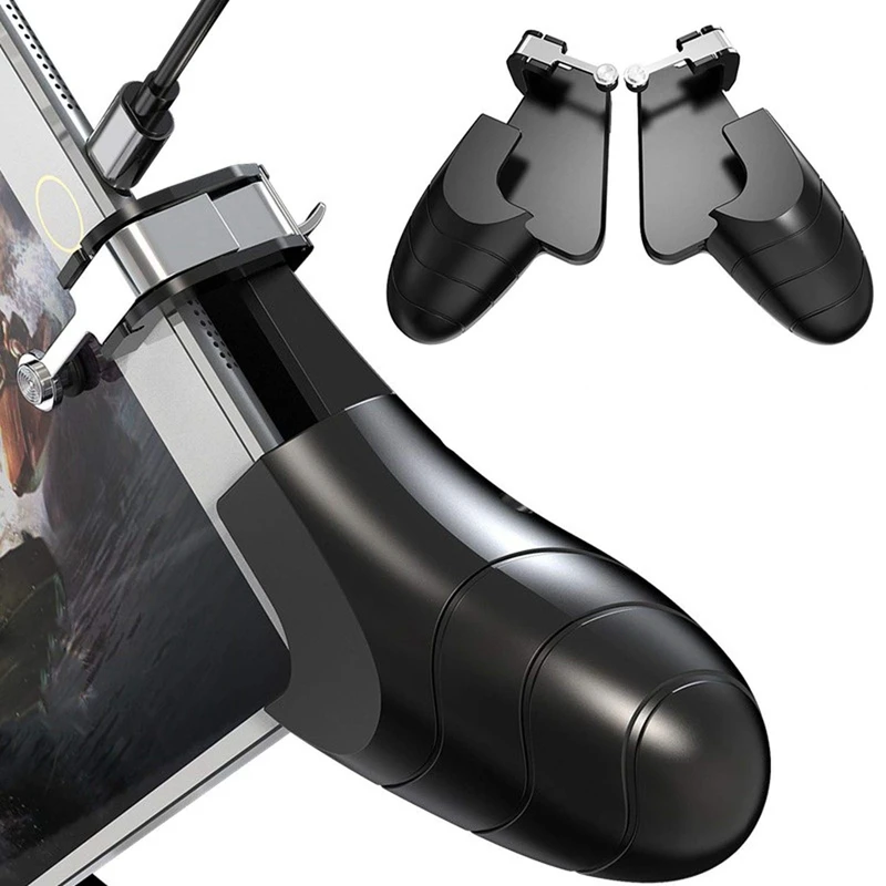 Для мобильного игровой контроллер, держатель геймпада с кнопкой L1R1 Trigger Fire Shooter для геймпада, контроллер A1