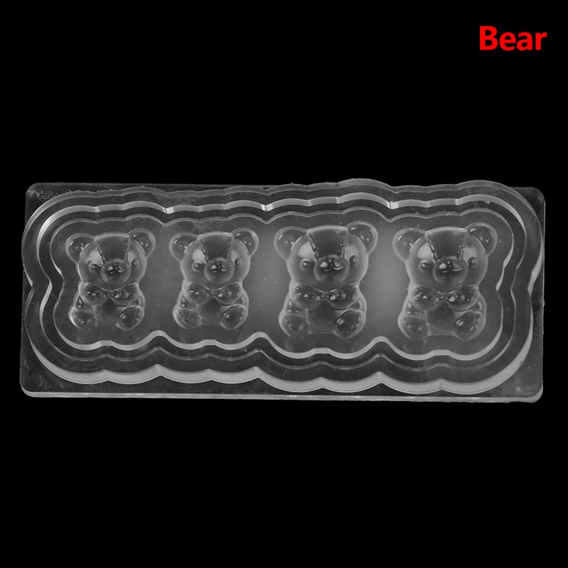 1 шт медведь/мышь/кролик/свинья шаблон DIY УФ-гель акриловые кристаллы шаблоны для ногтей DIY ногтей 3D резьба силиконовые формы для штамповки ногтей - Цвет: BE