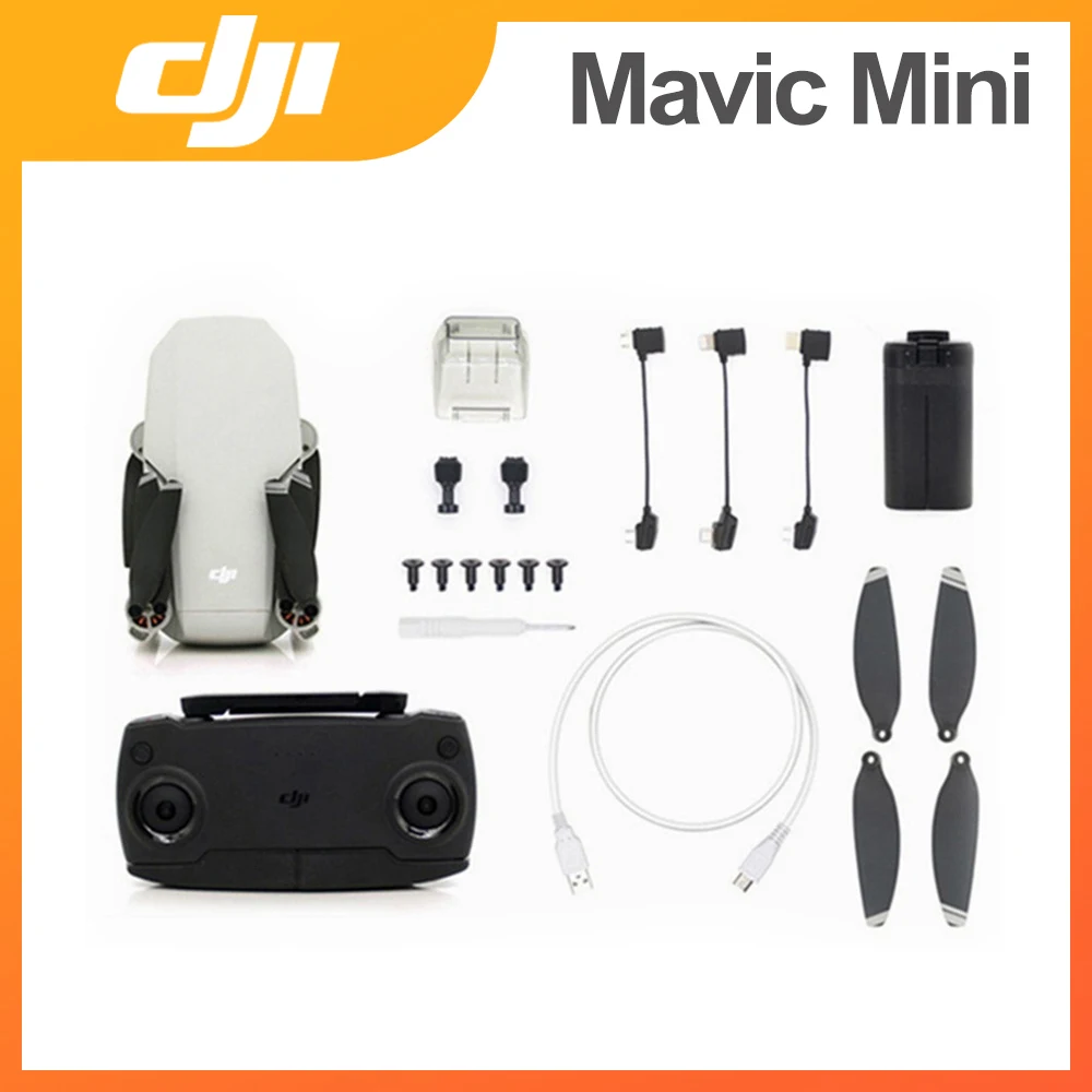 DJI Mavic Mini FCC 3-осевая Карданная камера GPS RC мини-Дрон Квадрокоптер менее 249 ГГц 30