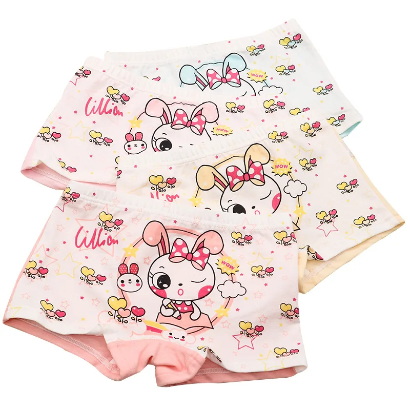 Girls Underwear Pure Cotton Shorts Female Baby Baby Girl Triangle Pants Pantyhose Pants Four-corner Pants Pants