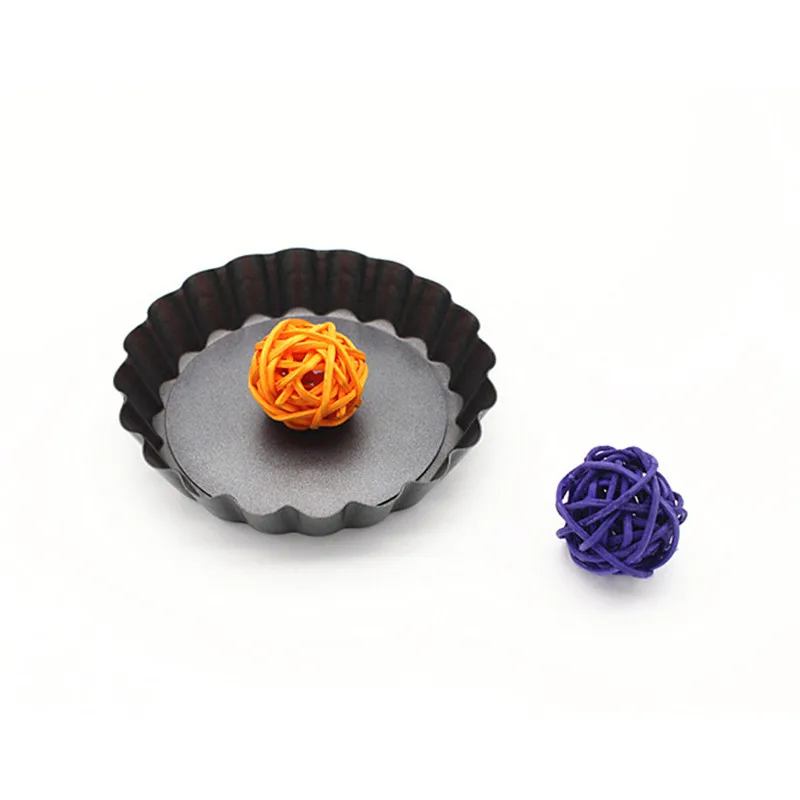 4inch Non-stick 3 colors Tart Mold Quiche Pan Removable Round Cake Mould Pans with Loose Bottom Pie Pan Muffin Cake Pan02