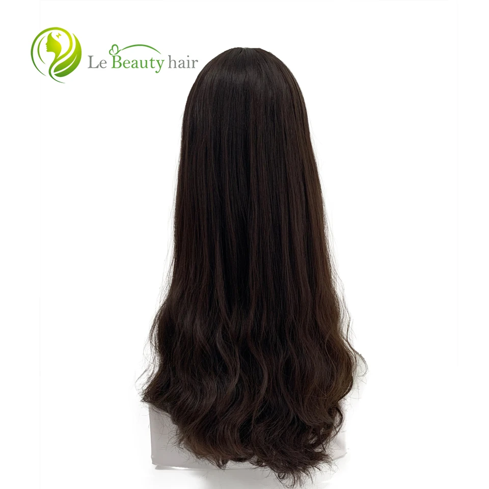 Jewish Lace Top Wig Kosher Wigs European Hair Invisible Swiss Lace Top Wig,5X5 With Ear To Ear