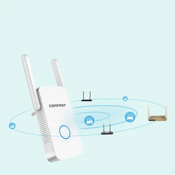 

COMFAST 1200M Dual Frequency WIFI Repeater 11ac Wireless Signal Extender 1'WPS/RST Button Network Signal Extender