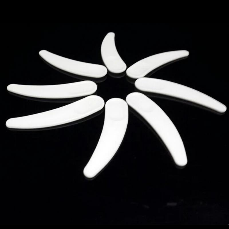 10/40/50 Pcs/lot Mini Cosmetic Spatula Scoop Disposable Mask White Plastic Spoon Makeup Maquillage Tool