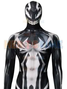 

Venom Suit Lee Price Venom Spiderman Costume Spandex Cosplay Suit For Adult/Kids