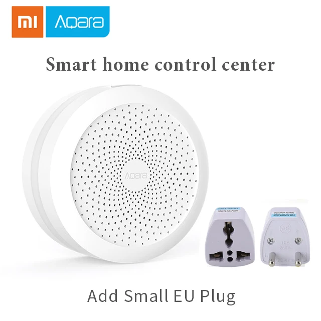 Xiaomi Aqara Hub Smart Home Gateway 2 с RGB светодиодный ночной Светильник для работы с Apple Homekit/xiaomi smart home International Edition - Цвет: Aqara Hub Small EU