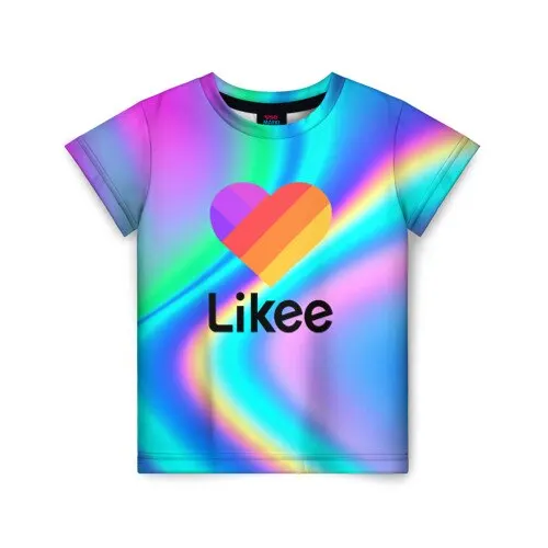 Детская футболка 3D LIKEE GRADIENT | Мать и ребенок