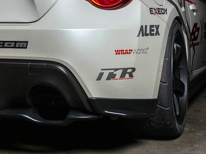 Автомобиль-Стайлинг для BRZ FT86 VTX стиль карбоновое волокно задний плюнет глянцевая отделка Бампер Добавить на Fibre Drift Racing расширение кузова Комплект часть
