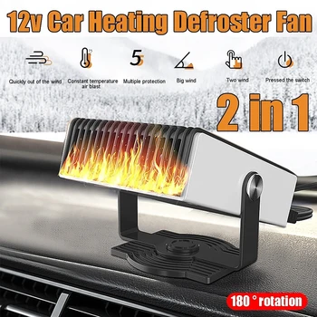 

Universal Car Heater Fan 12V 500W High Power Defroster Defogger Portable Car Windows Demister