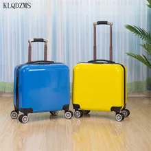 KLQDZMS ABS+ PC багаж 1" 20 дюймов чемодан на колесиках дорожный пароль чехол багаж на колёсиках с Спиннер