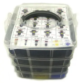 

Rivets Fastener Clips Replacement 22 types 650pcs Auto Fender Retainer