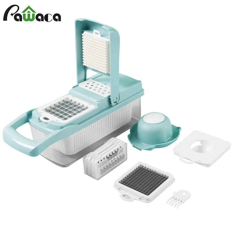 

Vegetable Chopper Cutter Onion Slicer Stainless steel Veggis Dicer Grater Vegetable Slicer for Onion/Tomato/Potato Kitchen Tools