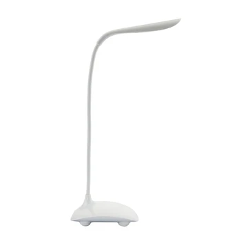 

USB Rechargeable Touch Sensor LED Table Desk Bed Lamp Reading Light(White)