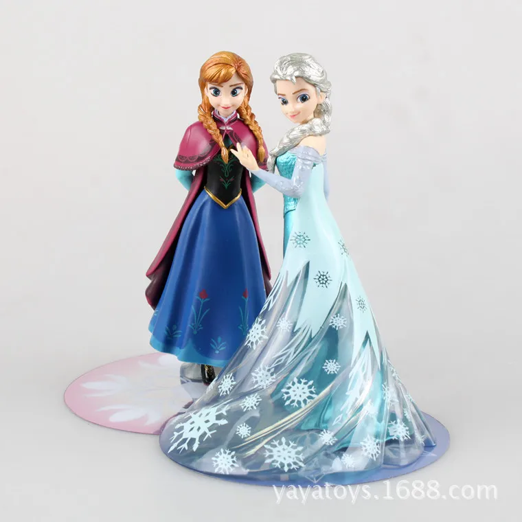 

Yaya Anime Frozen Snow Queen Elsa Anna Pretty Girl Boxed Garage Kit