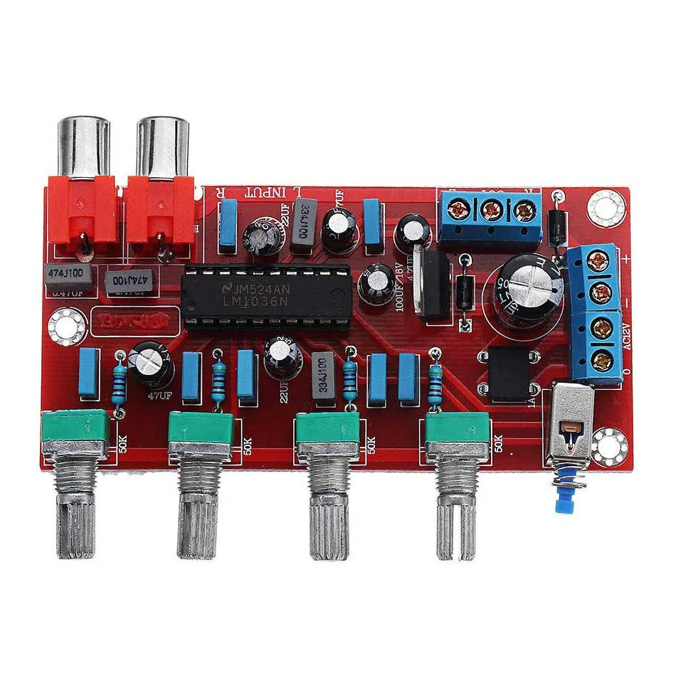 Diy Kit For Treble Adjustment Preamp Lm1036 Dc Tone Board With Electric