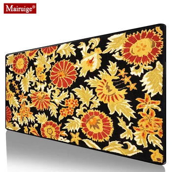 

Vintage Persian Rug Flower Mouse Pad XXL Gamer Desk Mat Large Keyboard Pad Computer PC Padmouse Gaming MousePad 90x40cm/70x30cm