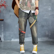 Г. Новые брюки с высокой талией и эластичной резинкой на талии длинные ковбойские штаны подходящие для девочек естественные цвета