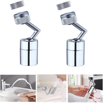 

720 Degrees Universal Splash Filter Faucet Spray Head Anti Splash Filter Faucet Movable Kitchen Tap Water Saving Nozzle Sprayer