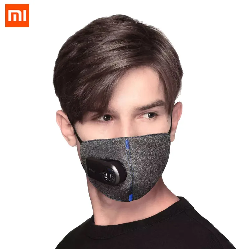 Fast Delivery In Stock Xiaomi Pear Purely Electric Fresh Air Mask Classic Style Superior Purification 3D Free Breathable | Электроника