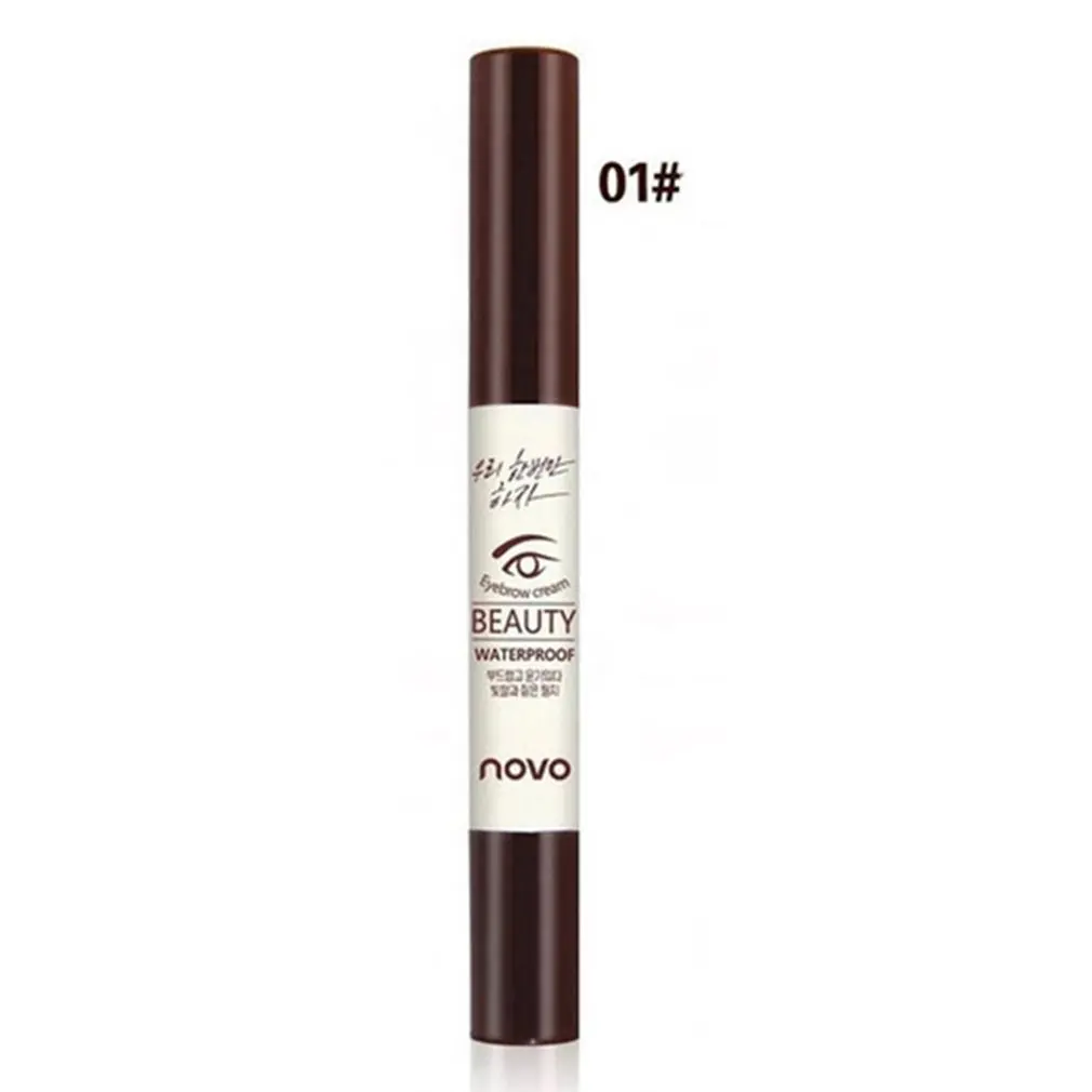 Portable Size Natural Eyebrow Gel Waterproof Long Lasting Eyebrow Cream Make Up Paint Set Eyebrow Enhancer - Цвет: 01