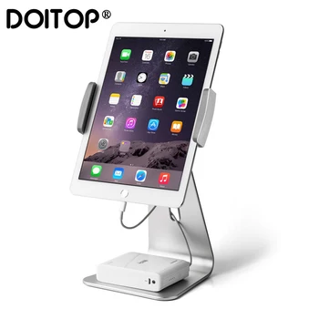 

DOITOP Mobile Phone Holder Adjustable Aluminium Desk Phone Holder Tablet Stand Desktop Holder For iPhone X 8 For Samsung S9