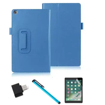 

fashion litchi PU Leather Case for Asus Zenpad 8.0 Z380 Z380C Z380KL P024 Flip Stand Tablet Cover + Screen film+Stylus+OTG