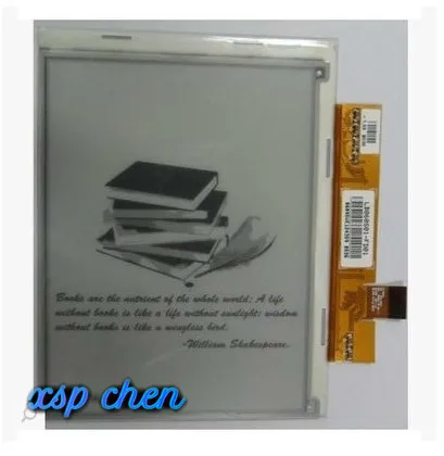Оригинальный 6 дюймовый ED060SC4 (LF) h2 e ink/ebook Lcd scherm Voor kindle 2 PRS500/600 PocketBook 301|ЖК-экраны и