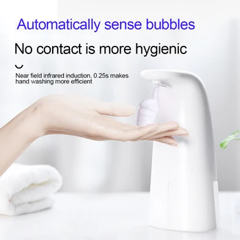 

200ml Automatic Liquid Soap Dispenser Smart Sensor Touchless Electroplated Sanitizer Dispensador For Kitchen Bathroom Clean Tool