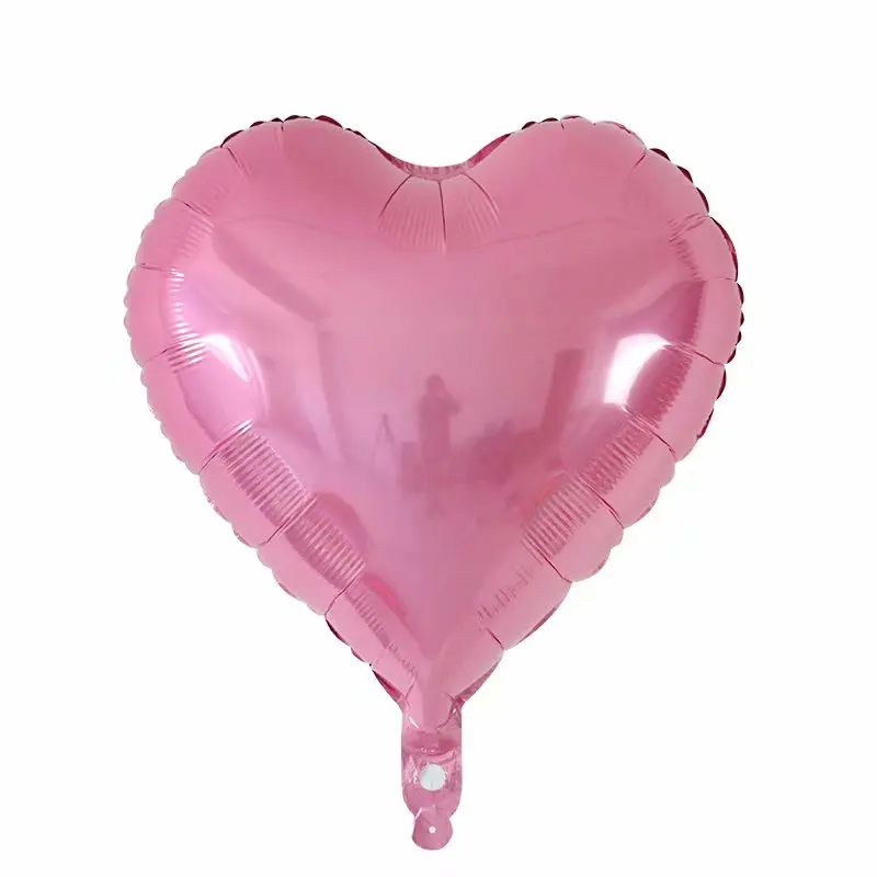 pink 5 шт. 18 дюймов воздушный шар из фольги в форме сердца Свадебные Украшения серебряная звезда розового золота воздушные шары на день рождения детский душ свадебные принадлежности - Цвет: pink