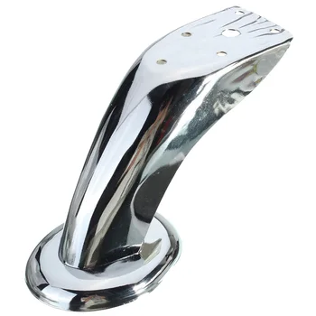 

ELEG-4Pcs 5" Chrome Metal Sofa Leg Furniture Leg Chairs Cabinet Wardrobe Mat