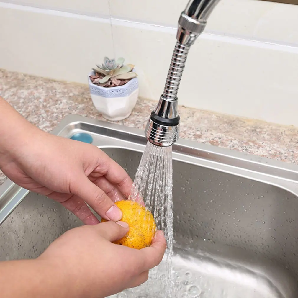 

Flexible Faucet Sprayer Turbo Flex 360 Sink Faucet Sprayer Jet Stream Kitchen Faucet Accessories Two-way Tube Nozzle