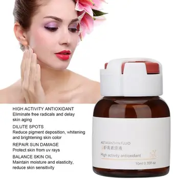 

Astaxanthin Serum Antioxidant Brightening Fade Spots Skin Repair Solution Liquid Oil Control Serum 10ml