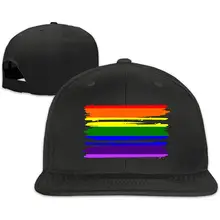 LGBT флаг мужчины и женщины бейсболки, унисекс плоские шляпы Snapback
