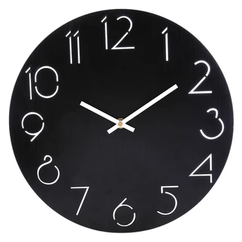 

Wall Watch Hangings Decoration Home 2020 12 Inch Brief Round Wall Clock Creative Design Wall Clocks Home Decor Wooden W