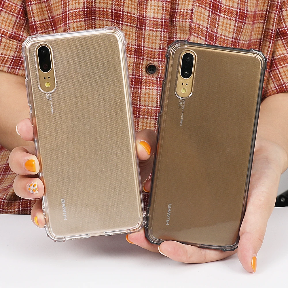 

SUYACS Anti-shock Transaprent Armour Phone Case For Huawei P20 P30 Lite Pro Mate20 Honor8 9 10 Lite P Smart Soft Back Cover Bag