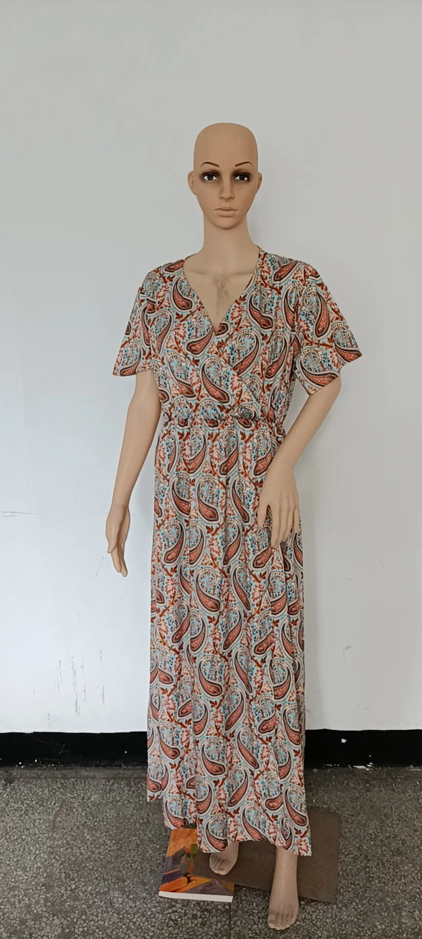 Gaun Panjang Wanita Gaun Maxi Belted 