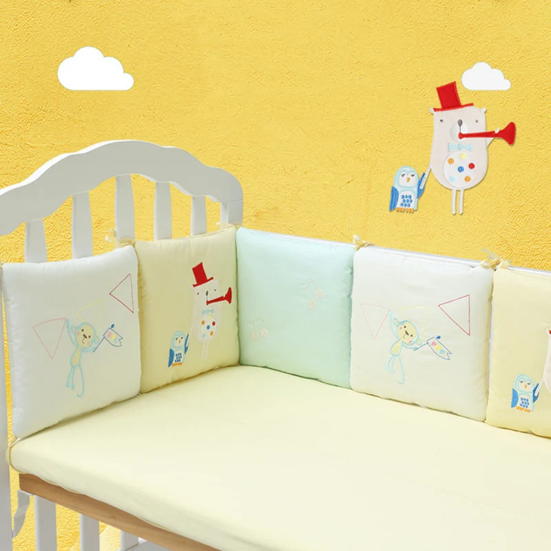 6Pcs Crib Fence Set Crib Fence Safety Pad Fence Crib Fence Newborn Crib