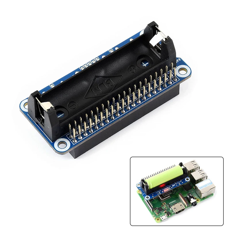 

Raspberry Pi 4B/3B+/3B/Zero Lithium Battery Expansion Board 5V Regulated Output Bidirectional Fast Charge SW6106 Chip for RPI