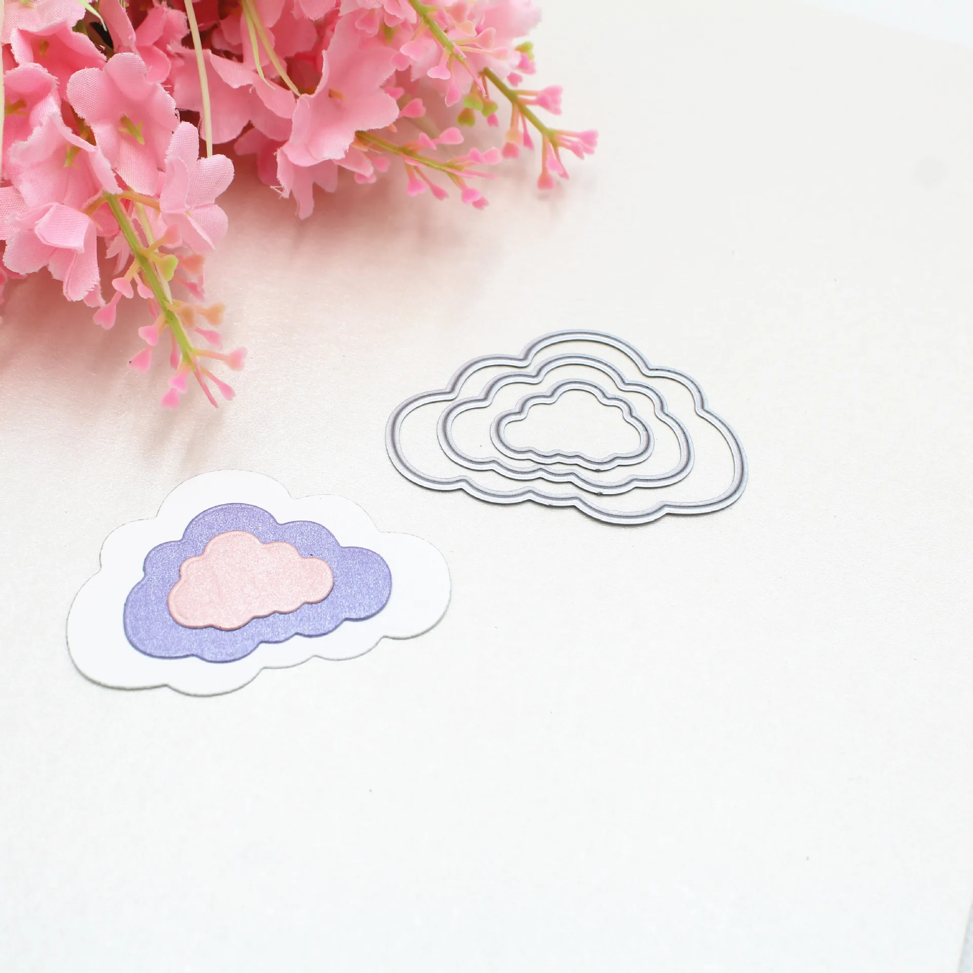 

Clouds Metal Cutting Dies Stencils for DIY Scrapbooking Paper Cards Photo Album Decorative Embossing DIY Paper Cards