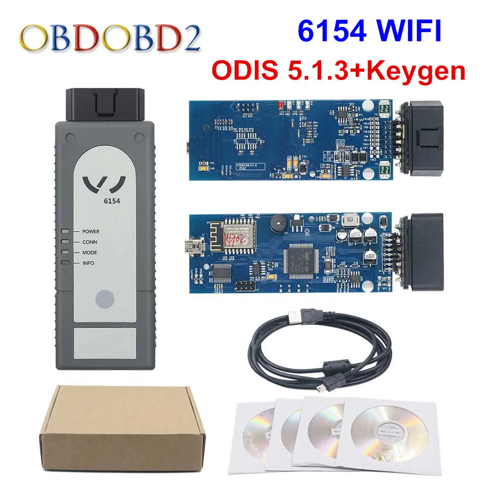 Диагностический инструмент ODIS V5.1.6 новейшая версия Wi Fi/Bluetooth 6154 полный чип OKI 6145