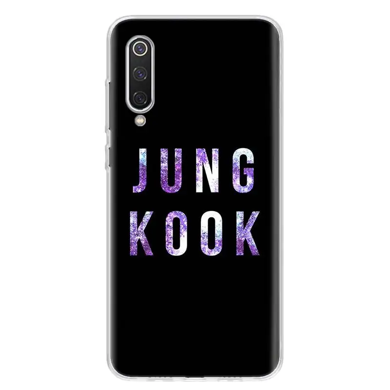 Jungkook Kpop крышка чехол для телефона для Xiao mi Red mi Note 8 Pro 8A 7 7A 5 5A 6A 4X S2 K20 mi 5X6X9 8 CC9 F1 корпус под плетенную сумку