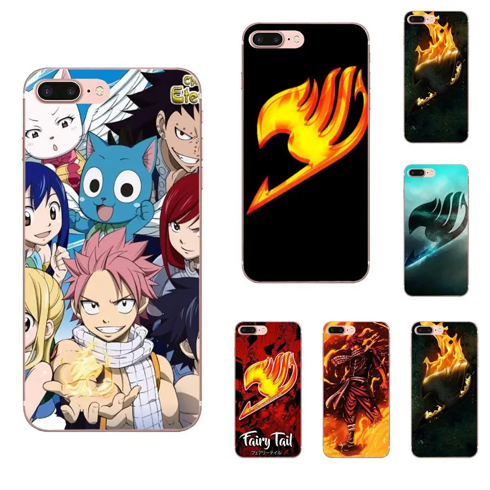 Манги Fairy Tail логотипом TPU мягкий чехол для мобильного телефона Galaxy J1 J2 J3 J330 J4 J5 J6 J7