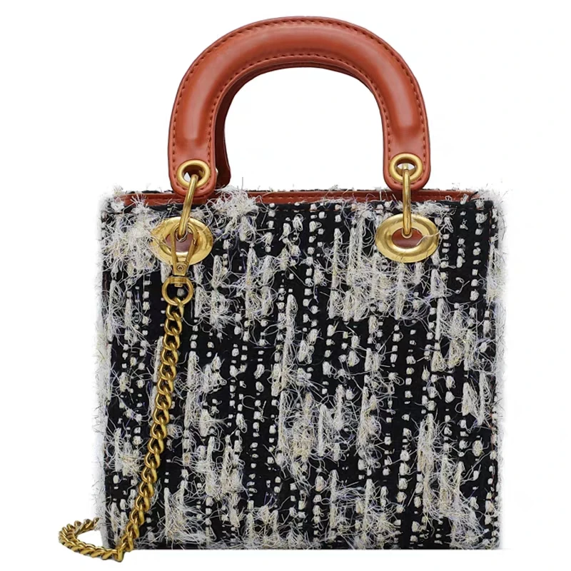

JUILE Brand Crossbody Bags For Women 2019 Winter Luxury Handbags Designer Small Women Shoulder Messenger Bag Wool bolsa feminina