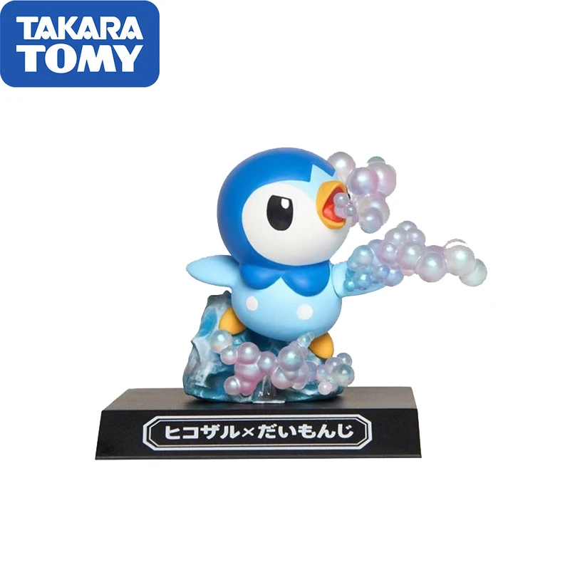 

Limited Edition Pokemon Figure Collections Piplup Statue Action Figure Model Toy Children Gifts