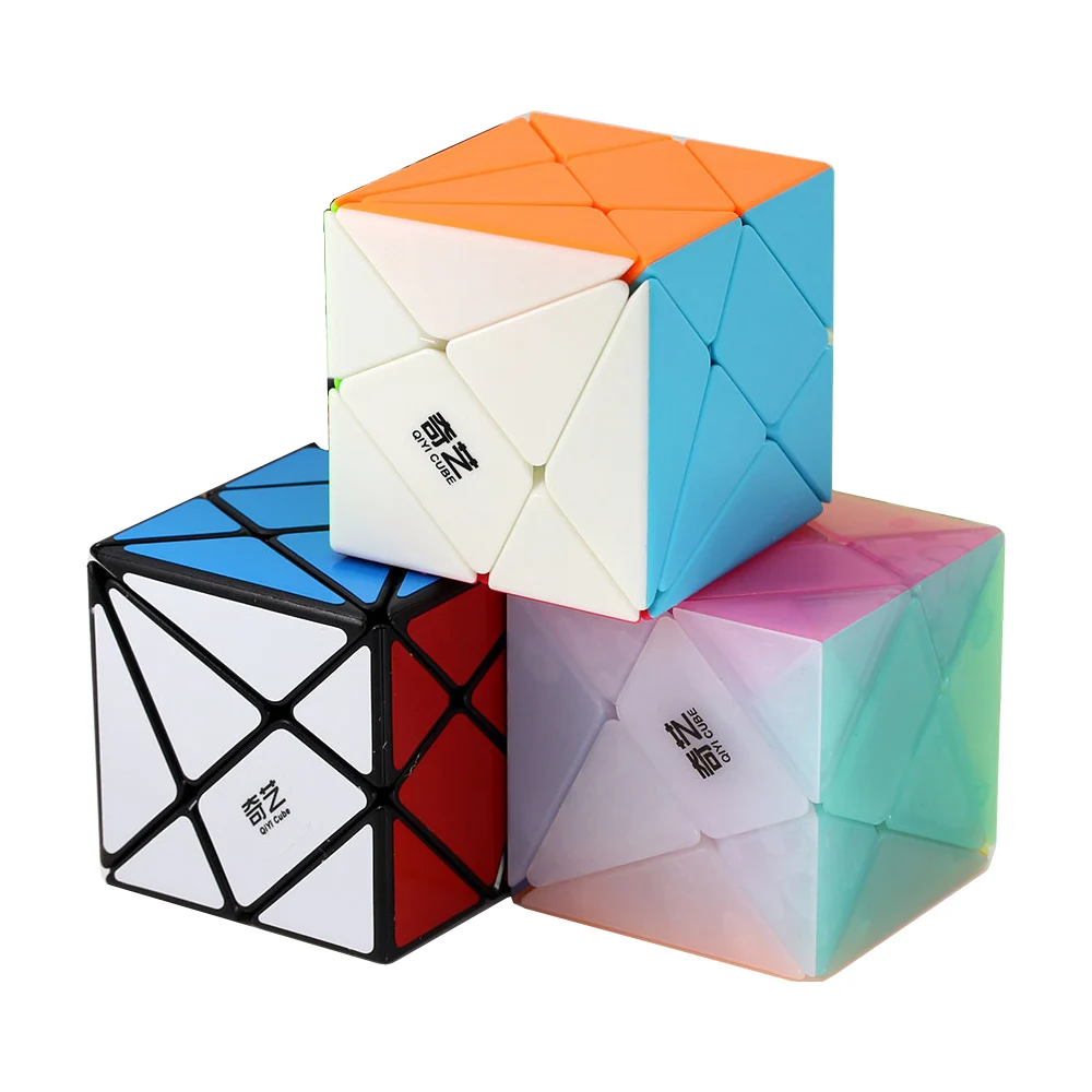IQ-Кубы QiYi Axis необычная форма 3x3 Кубик высокоскоростной кубик головоломка Магия