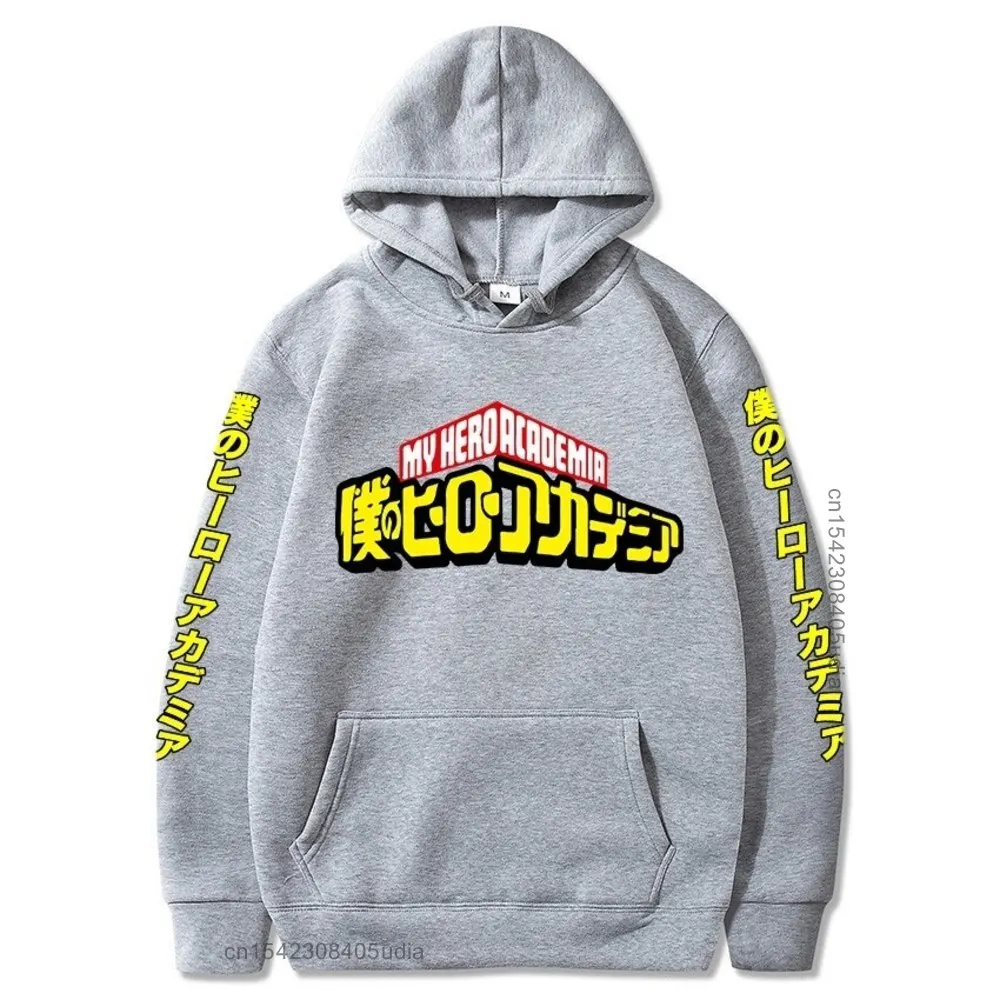

Anime My Hero Academia Print Women Men Unisex Hoodie Long Sleeve Pullover Hoodies New Premium Cotton Hooded Pullover