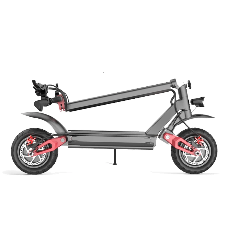 Складной EcoRider 2000w E4-9 экоол E4-9 10-дюймовый Электрический скутер для взрослых с ЖК-дисплей дисплей