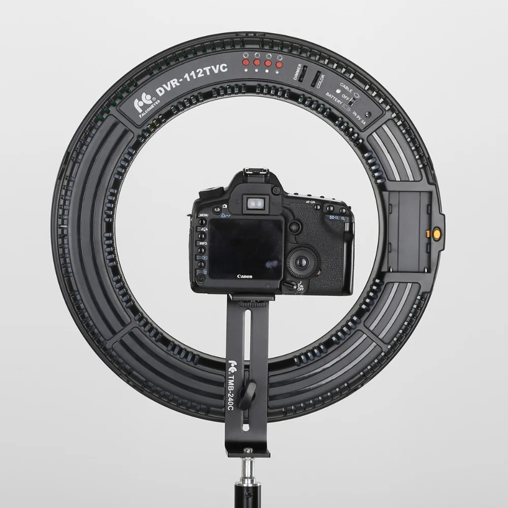 Falcon Eyes DVR 112TVC 23W 112 Ring LED Panel Light ing 3000 5600K Dimmable Photo Video Film Studio фотографии Непрерывный