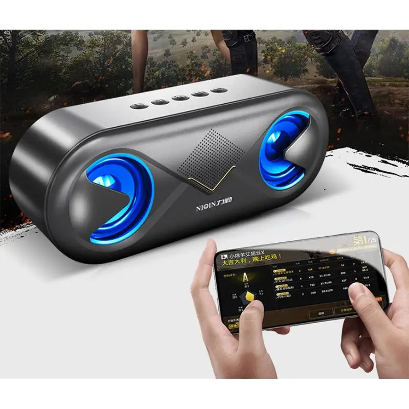 BEESCLOVER Bluetooth динамик сабвуфер стерео портативный динамик с картой