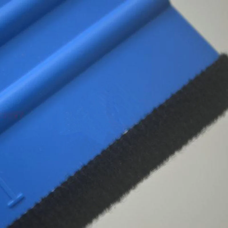 Blue Felt Squeegee Vinyl Film Tool Scraper Car Tinting Window Glass Wash Auto Accessories